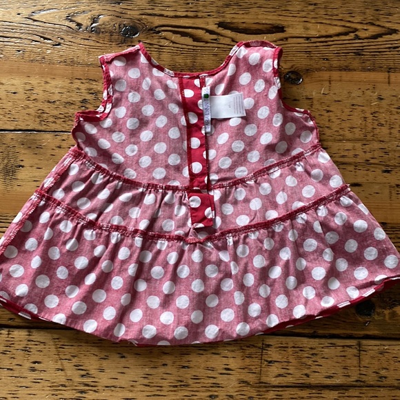 Sara Lynn Togs Alabama Fans polka dots ruffle shirt with capris size 4t - Picture 5 of 10
